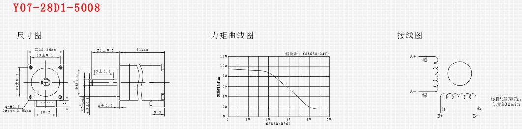 两相直流28步进电机